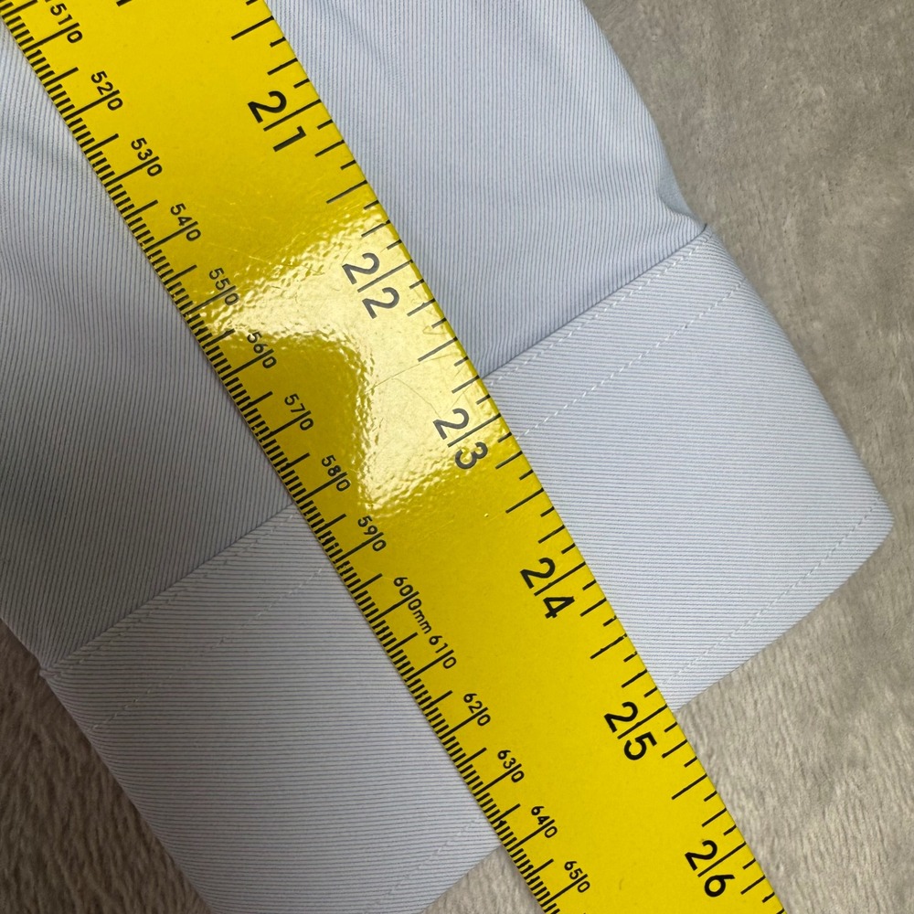 NWT Collars & Co Mens Apex Performance Dress Shirt L Pale Blue Nylon Spandex - Picture 11 of 12